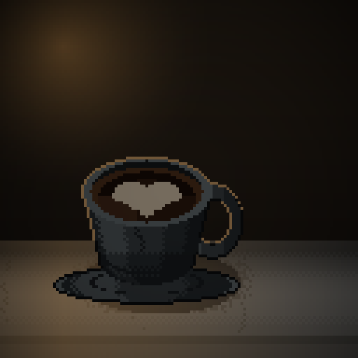 Rain Draft — Cold Brew in a charcoal demitasse