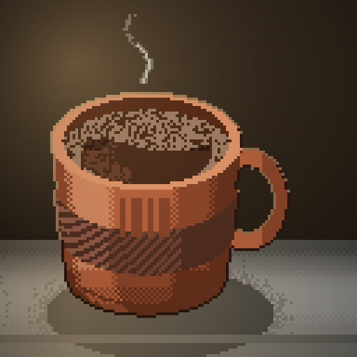 Quiet Pause — Mocha in a terracotta mug