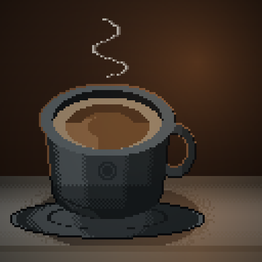 Ash Tempo — Cortado in a charcoal diner