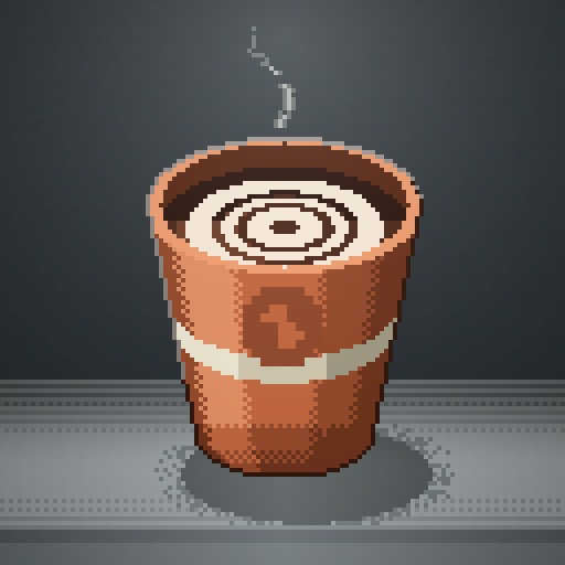 Window Bell — Mocha in a terracotta paper