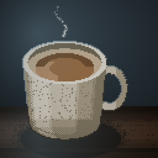 Slow Bell — Flat White in a speckle mug