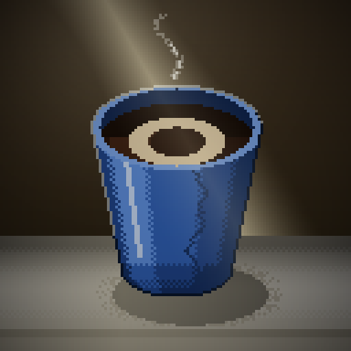 Morning Shift — Turkish in a cobalt paper