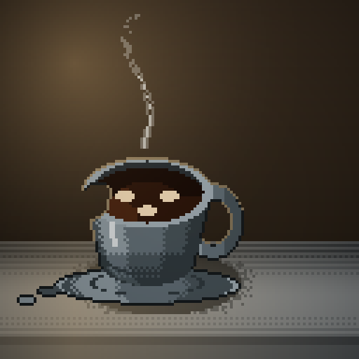 Flint Berth — Espresso in a slate demitasse