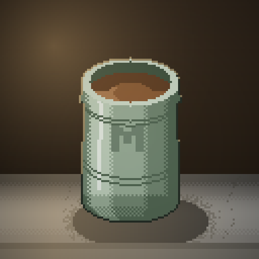Rain Lantern — Cortado in a sage thermos