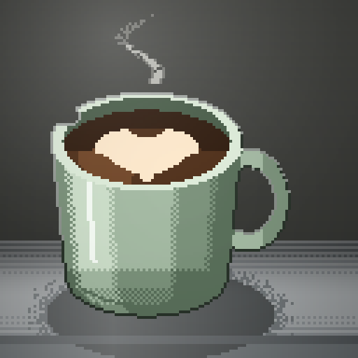 Late Rounds — Drip in a sage mug