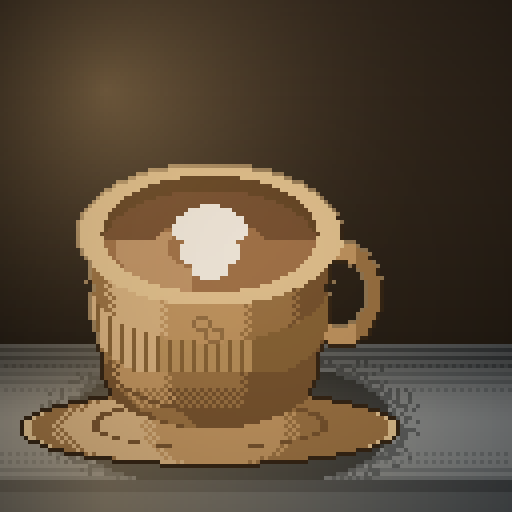 Late Frequency — Latte in a kraft diner