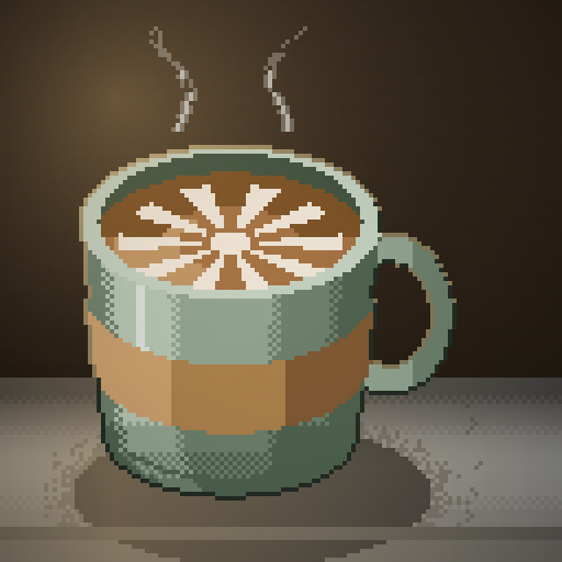 Rain Rounds — Chai in a sage mug
