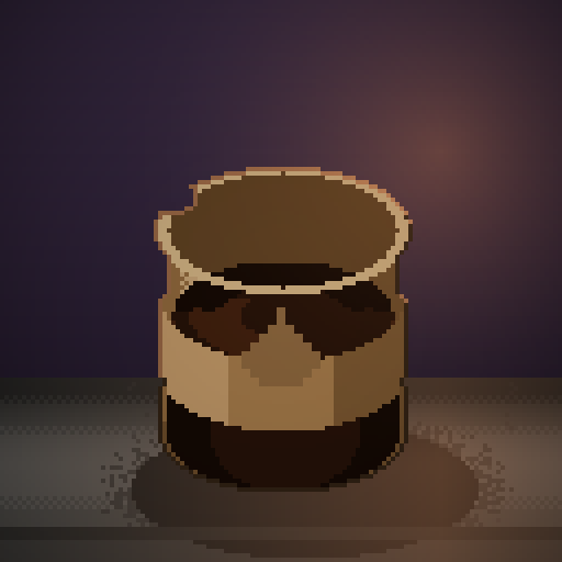 Low Habit — Espresso in a kraft beaker