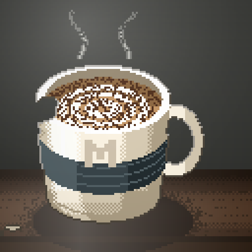 Frost Shift — Cappuccino in a bone mug