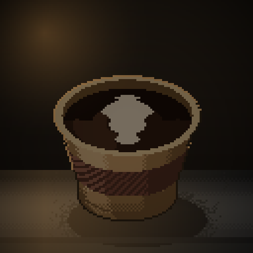 Window Rounds — Cold Brew in a kraft bowl