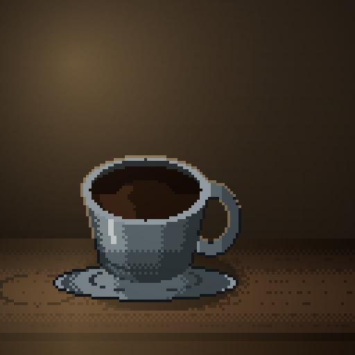 Night Tempo — Nitro in a slate demitasse