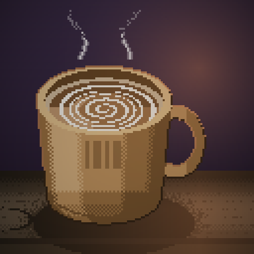Copper Anthem — Flat White in a kraft mug