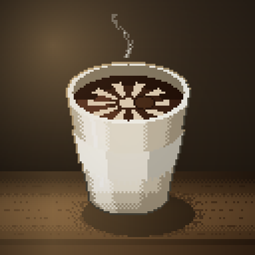 Late Shift — Americano in a bone paper