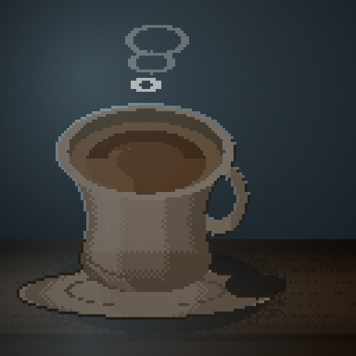 Midnight Shift — Latte in a bone tulip