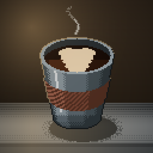 Harbour Shift — Espresso in a slate paper