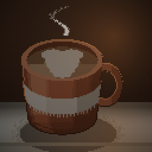 Late Bell — Oat Latte in a terracotta mug