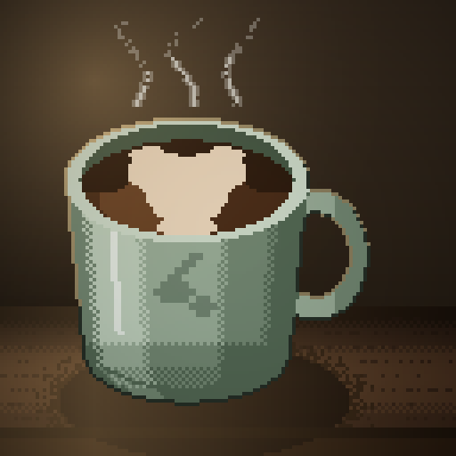 Cinder Current — Drip in a sage mug