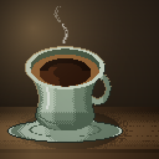 Night Theory — Espresso in a sage tulip