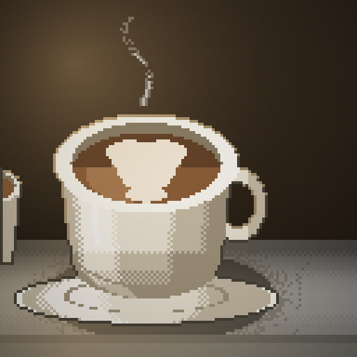 Quiet Shift — Cortado in a bone diner