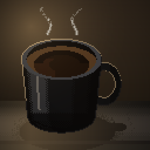 Midnight Bridge — Espresso in an obsidian mug