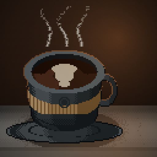 Linen Chorus — Americano in a charcoal diner