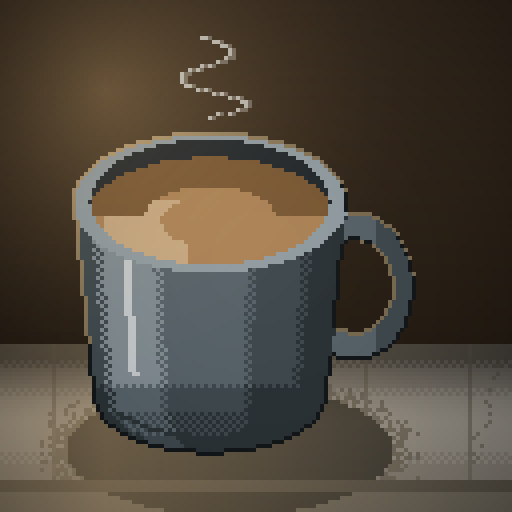 Quiet Theory — Cappuccino in a slate mug