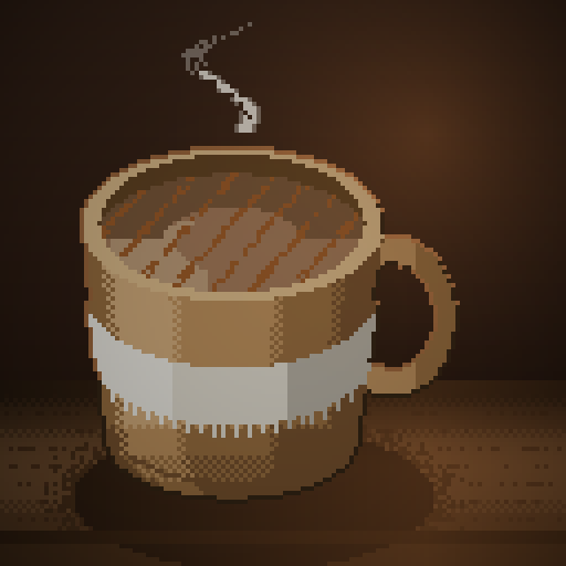 Rain Signal — Oat Latte in a kraft mug
