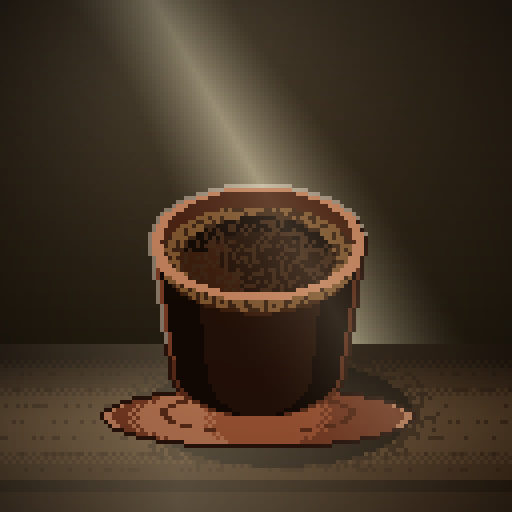 Frost Frequency — Espresso in a terracotta cortado