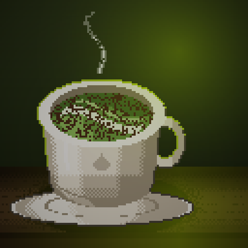Paper Theory — Matcha in a bone diner