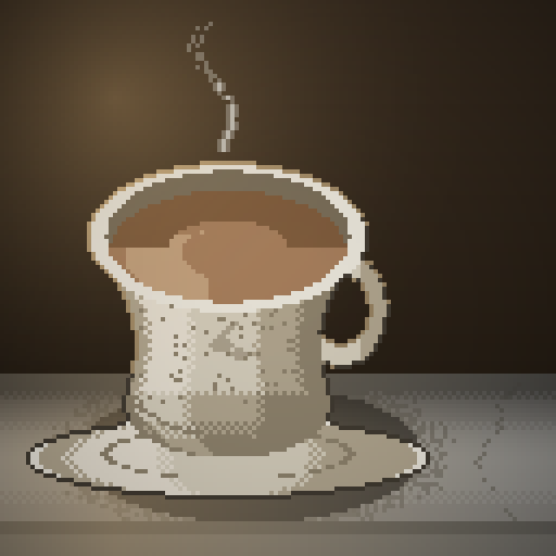 Night Quarter — Oat Latte in a speckle tulip