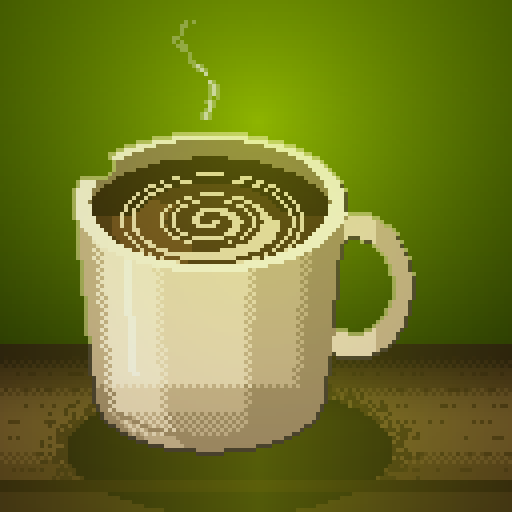 Copper Chorus — Drip in a cream mug