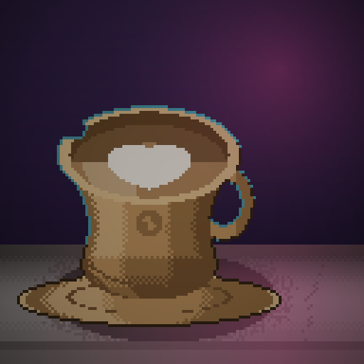 Copper Tempo — Cappuccino in a kraft tulip