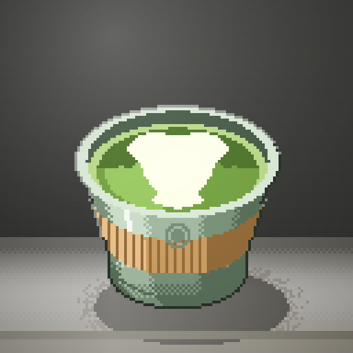 Morning Quarter — Matcha in a sage bowl