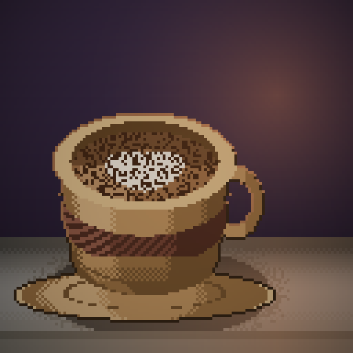 Window Pause — Latte in a kraft diner