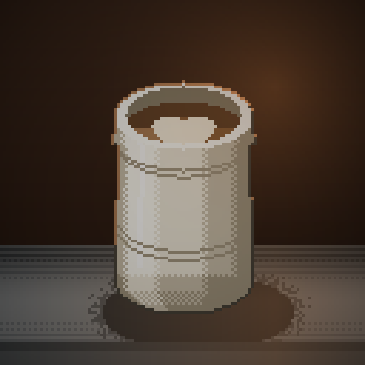 Slow Groove — Cortado in a bone thermos
