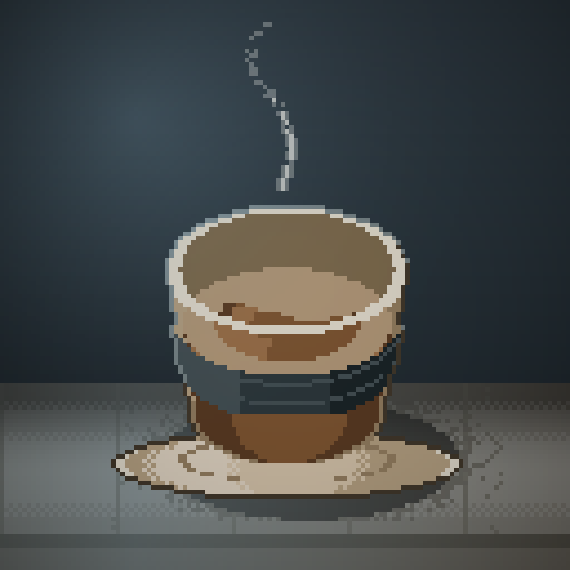 Dawn Rounds — Cortado in a cream cortado