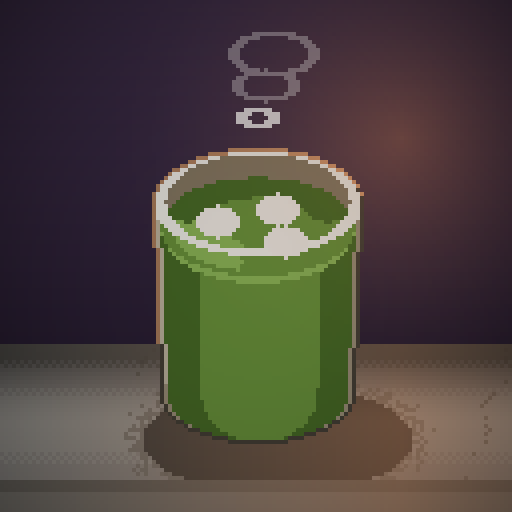 Amber Quarter — Matcha in a bone tumbler