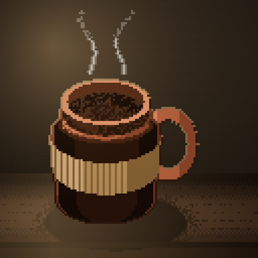 Bitter Habit — Espresso in a terracotta mason