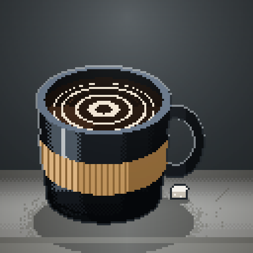 Evening Matinee — Nitro in an obsidian mug