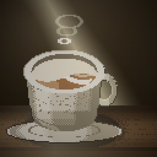 Copper Measure — Flat White in a speckle diner