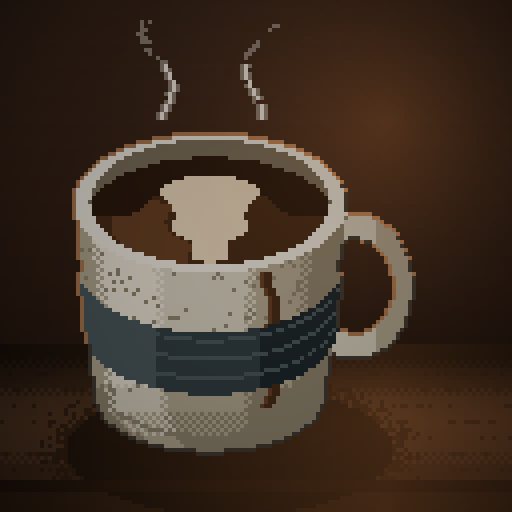 Late Anthem — Drip in a speckle mug