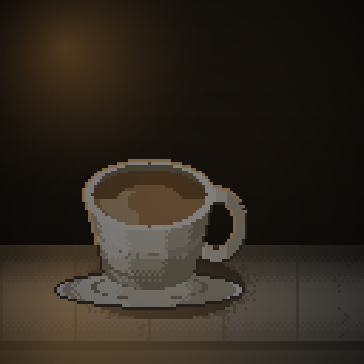 Frost Refrain — Cappuccino in a bone demitasse
