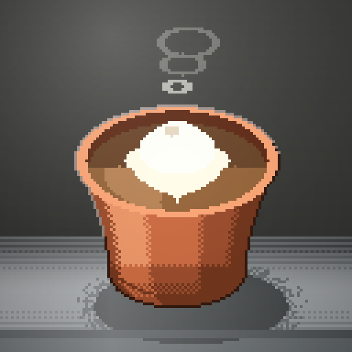 Kiln Chorus — Cortado in a terracotta bowl