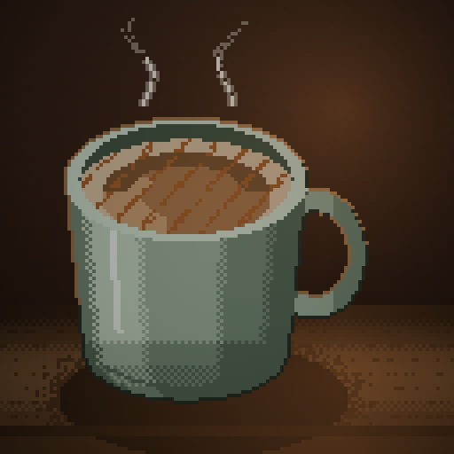 Copper Quarter — Flat White in a sage mug