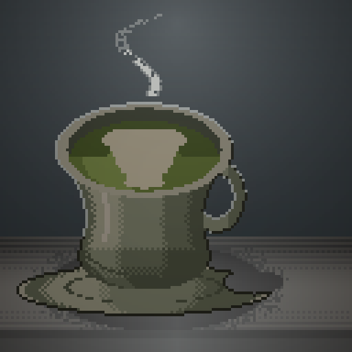 Late Bloom — Matcha in a sage tulip
