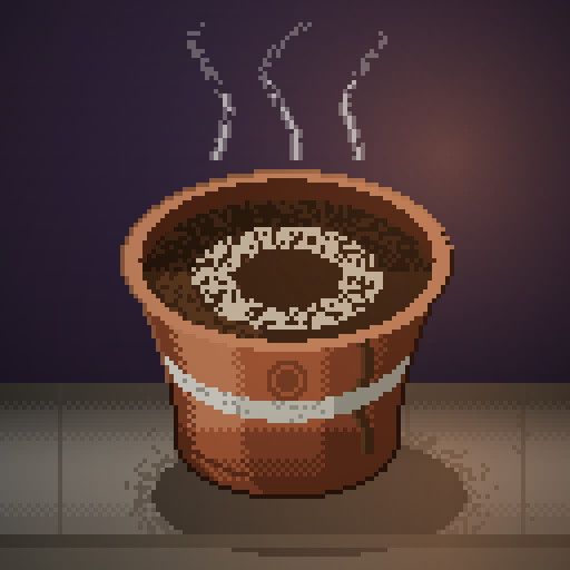 Night Notion — Drip in a terracotta bowl