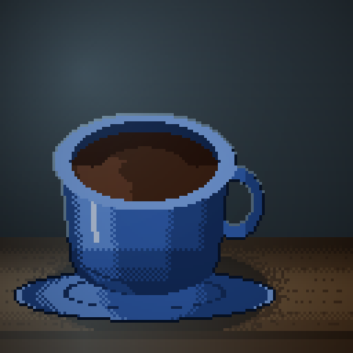 Small Hours Bridge — Americano in a cobalt diner