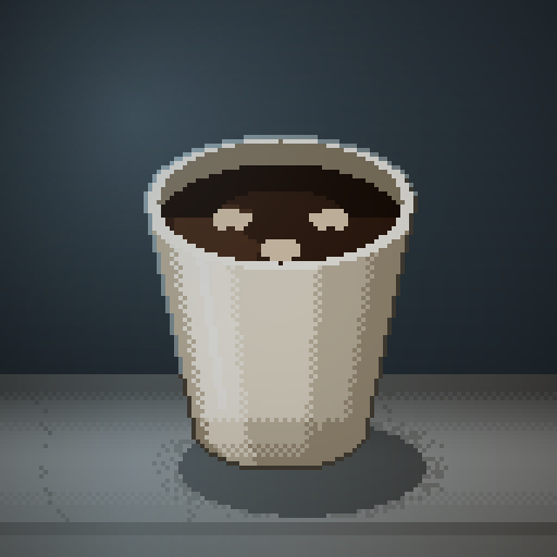 Brass Frequency — Cold Brew in a bone paper