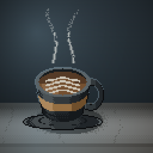 Brownstone Ledger — Cortado in a charcoal demitasse