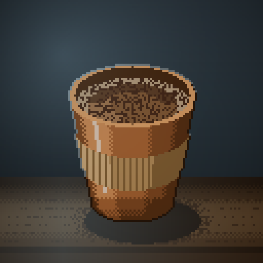 Idle Anthem — Cortado in a copper paper